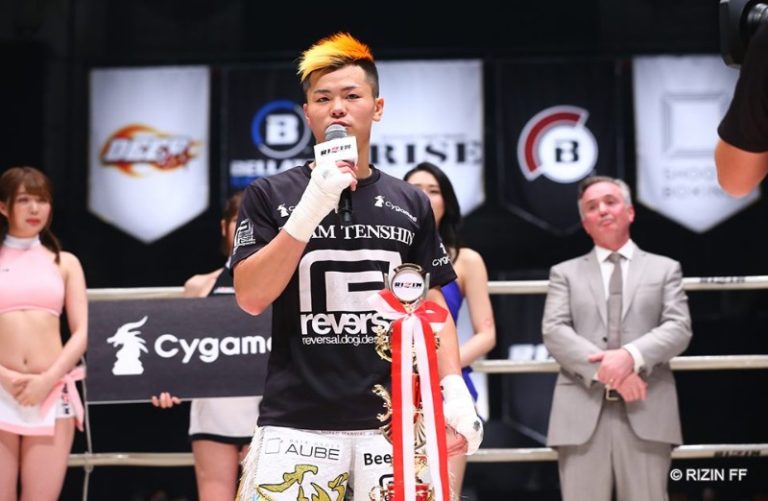 Tenshin Nasukawa to face KING OF KNOCKOUT champion Rui Ebata at RIZIN 20