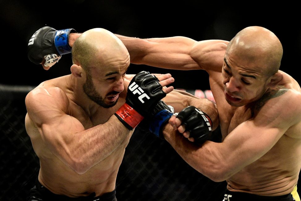 Marlon Moraes and Jose Also exchange strikes at UFC 245