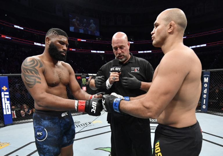 UFC Raleigh Results: Curtis Blaydes earns statement TKO win over Junior Dos Santos