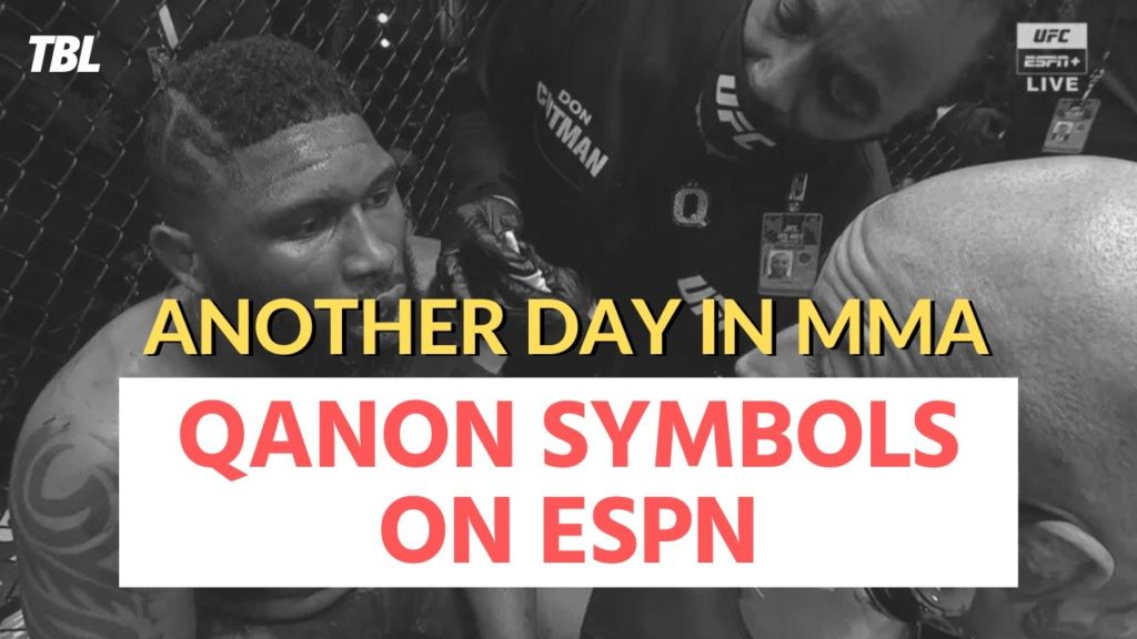 UFC cutman wore QAnon conspiracy symbols during live ESPN event 1