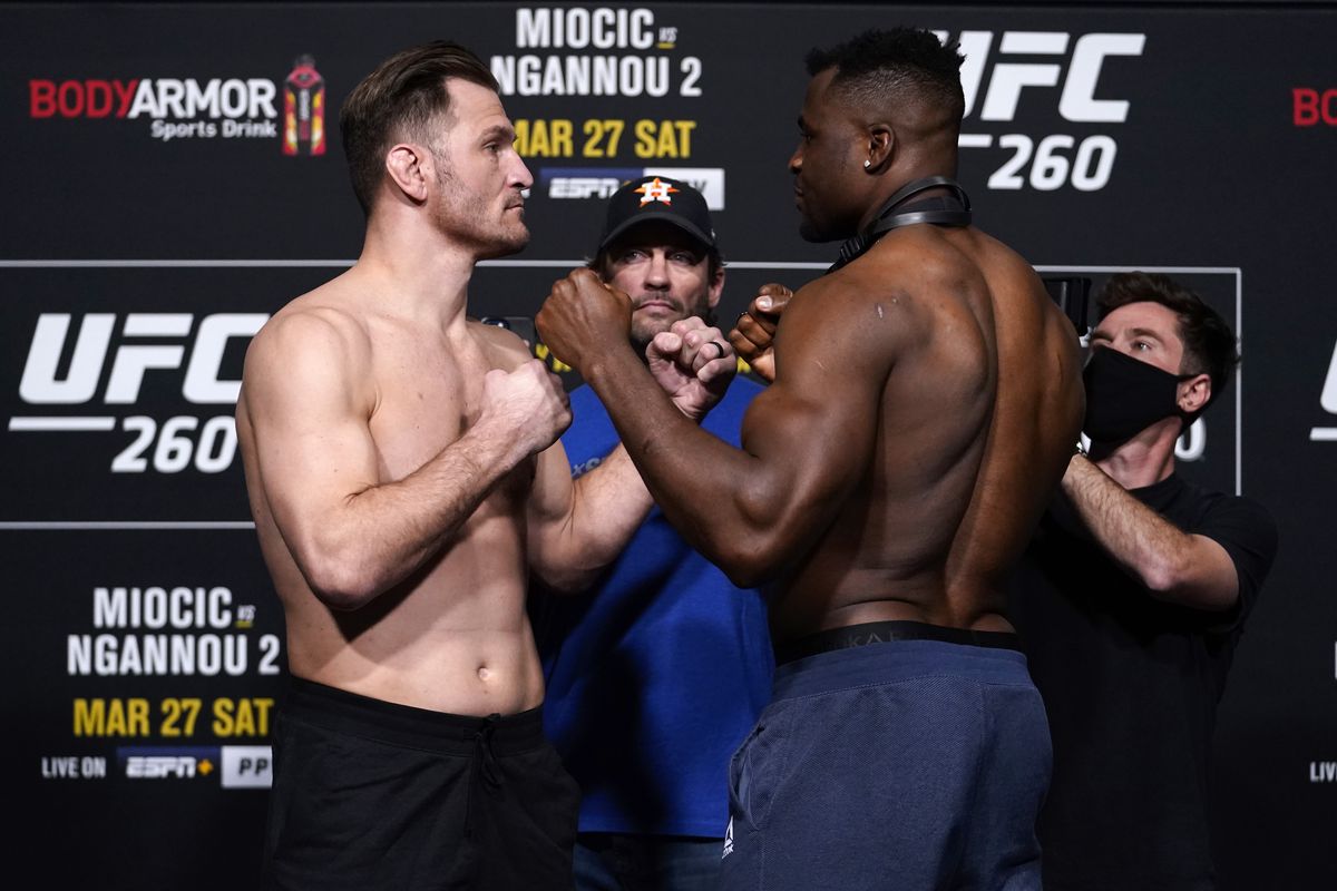 Miocic Ngannou