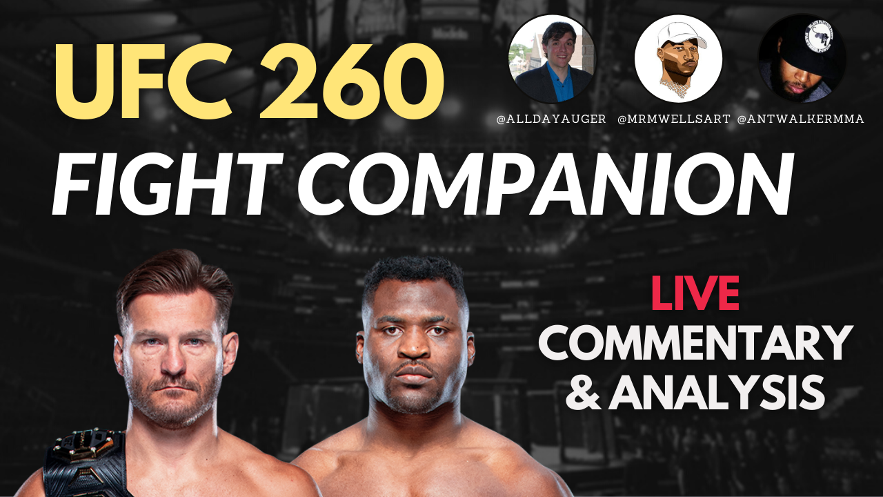 UFC 260 Fight Companion & Watch Along: Miocic vs. Ngannou PPV