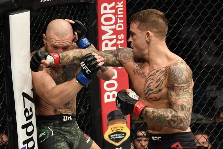 Dustin Poirier defeated Conor McGregor at UFC 257 (Zuffa LLC)