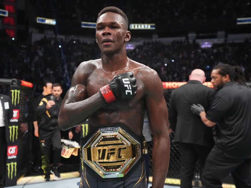 Israel Adesanya defends the UFC Middleweight Championship (Zuffa LLC)
