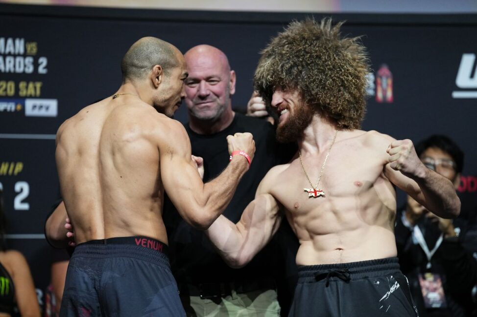 UFC 278 Results: Merab Dvalishvili wrestles his way to decision win over Jose Aldo 3