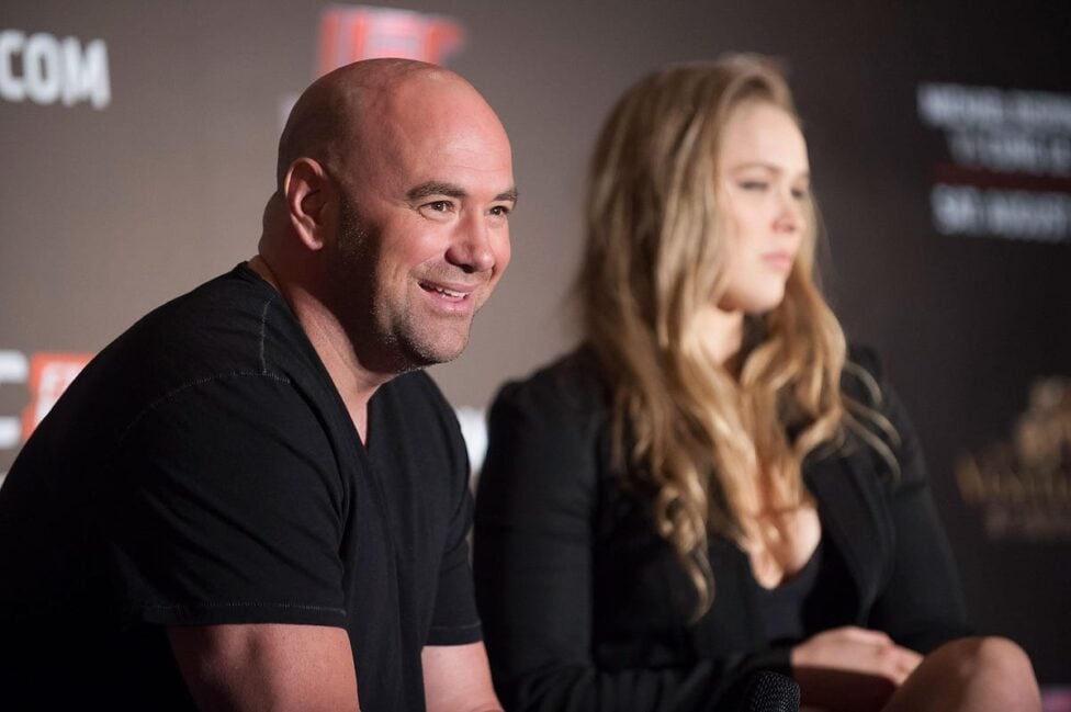 Dana White alongside Ronda Rousey (Zuffa LLC)