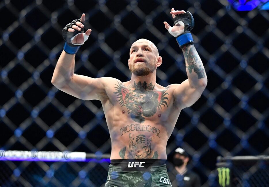 Conor McGregor competes inside the UFC octagon (Zuffa LLC)