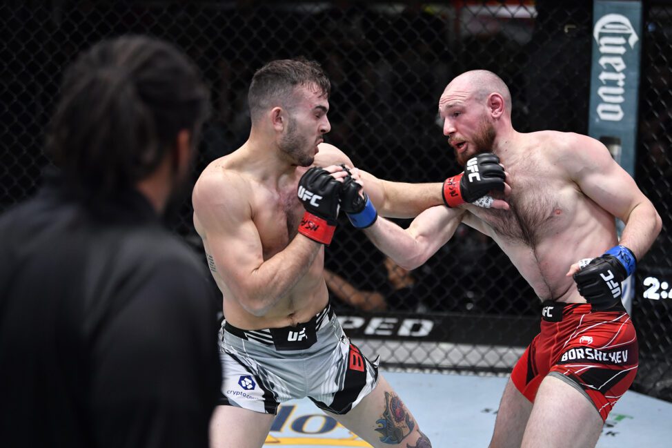 Viacheslav Borshchev stuns Dakota Bush in UFC debut (Zuffa LLC)