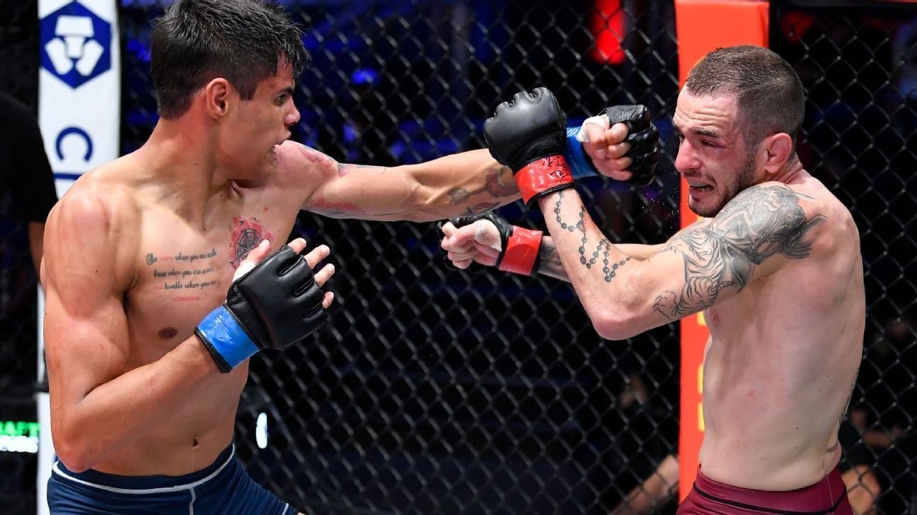 Daniel Zellhuber vs. Christos Giagos prediction | UFC Fight Night 227 1