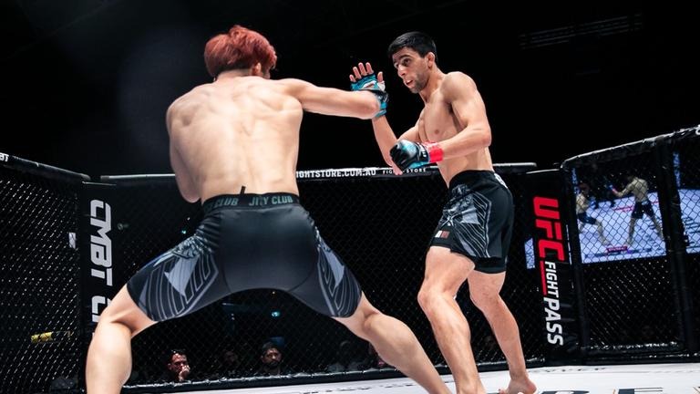 Steve Erceg competing in Eternal MMA (Source: Eternal)