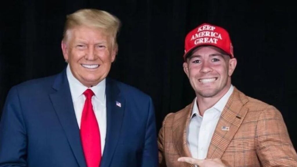 Colby Covington and Donald Trump