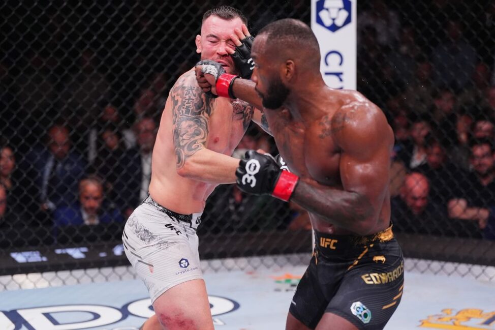 Colby Covington was defeated by Leon Edwards at UFC 296