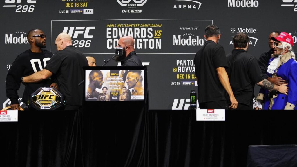 UFC 296 press conference