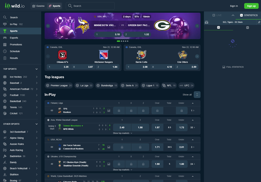 Betting Markets Available