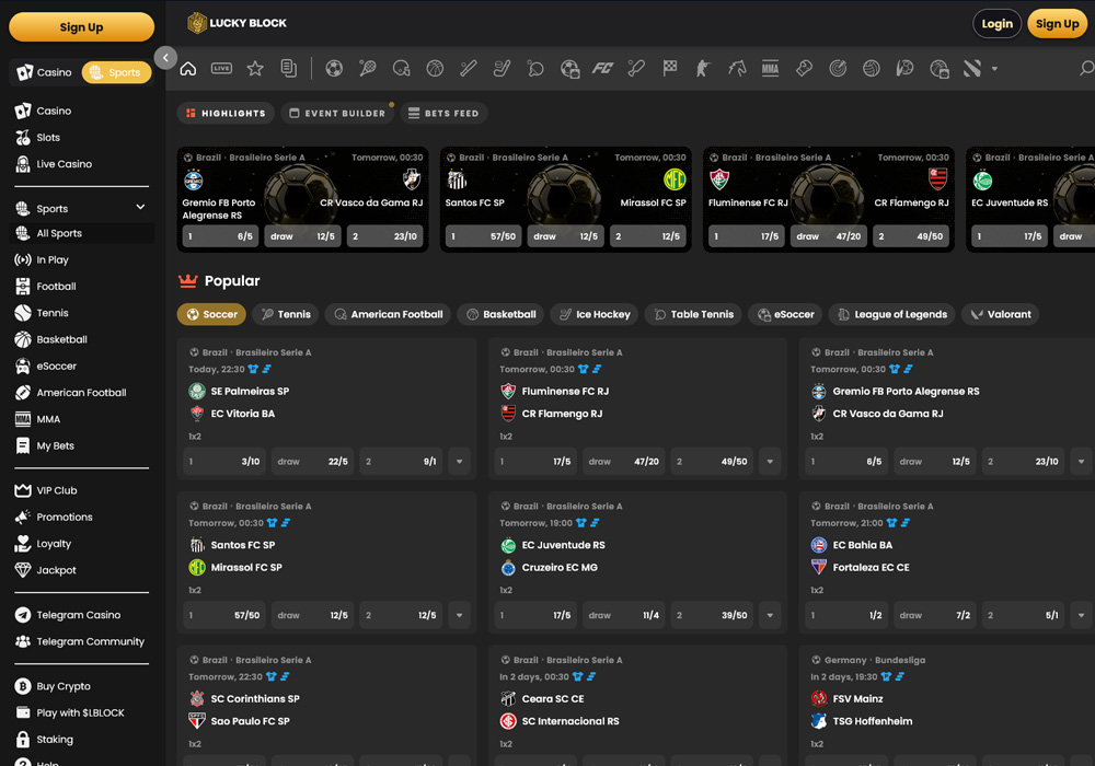 Betting Markets Available