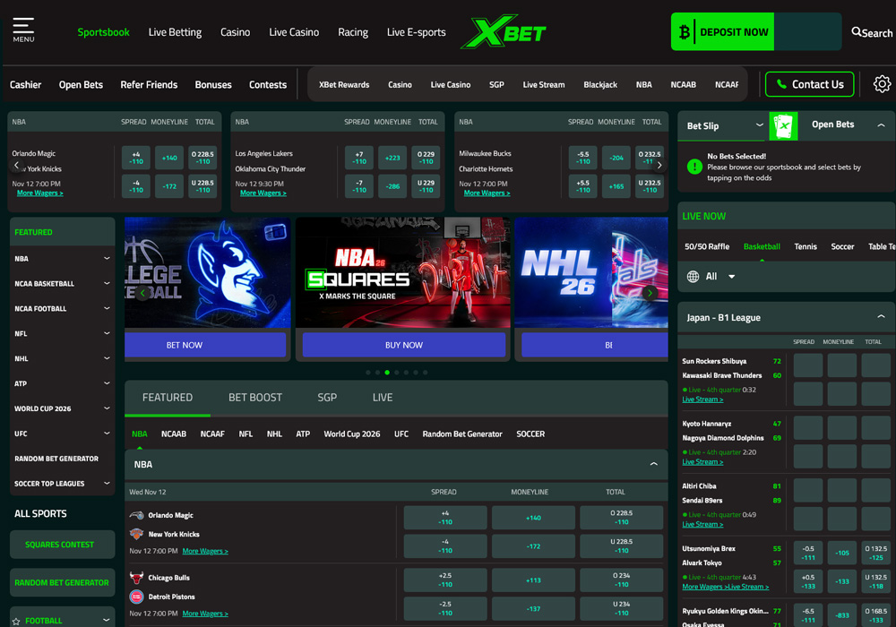 Xbet Homepage