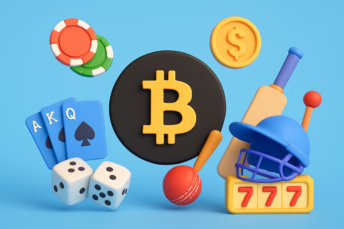 Bitcoin & Crypto Cricket Betting Sites