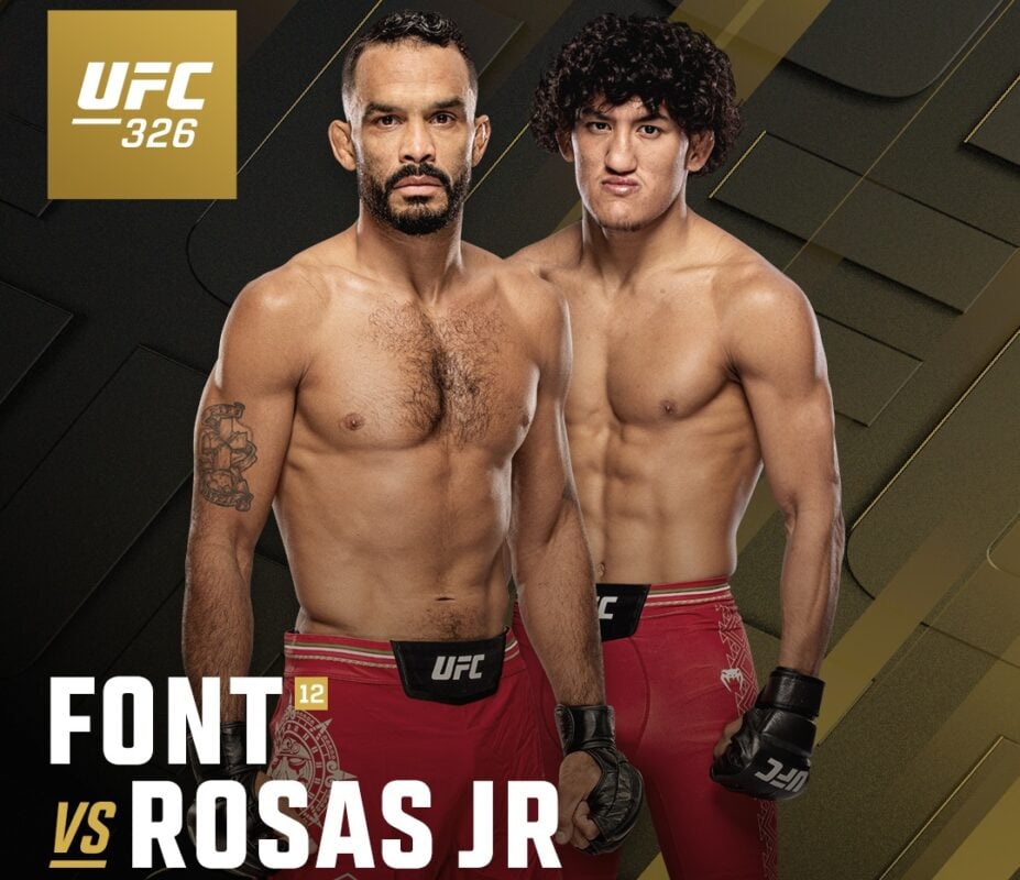 Rob Font vs Raul Rosas Jr Scheduled for UFC 326 in Las Vegas