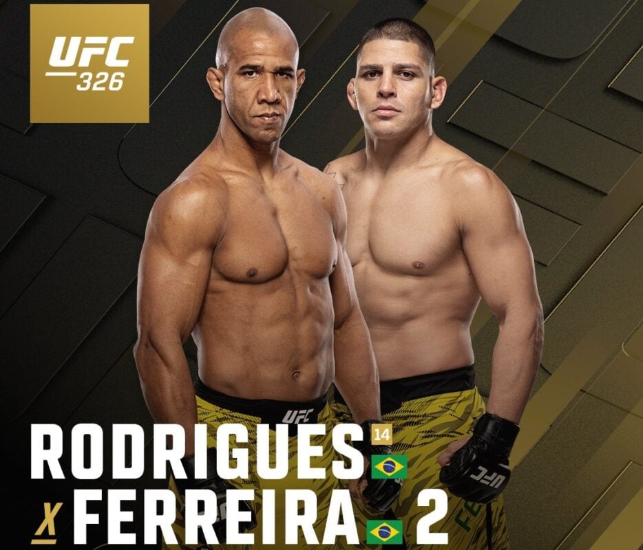 Gregory Rodrigues vs. Brunno Ferreira Rematch Set for UFC 326 in Las Vegas