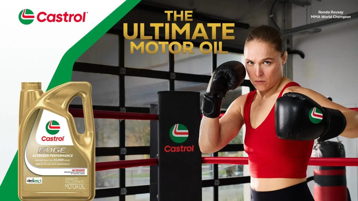 Ronda Rousey Joins Castrol Motor Oil as New Brand Ambassador