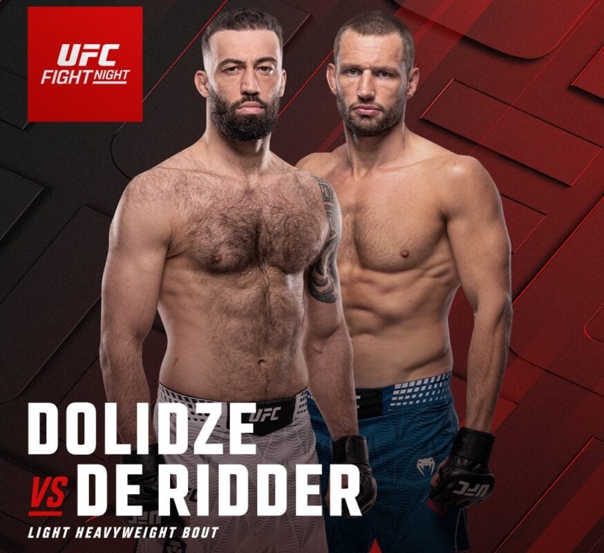 Reinier de Ridder vs Roman Dolidze Set for UFC Sacramento Light Heavyweight Bout