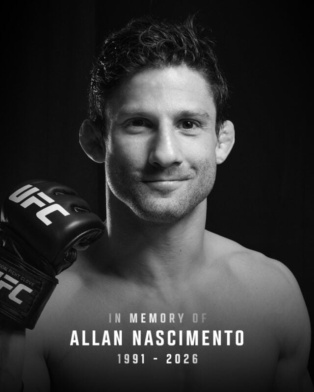 UFC Fighter Allan Nascimento Dies at 34 After Heart Attack in His Sleep
